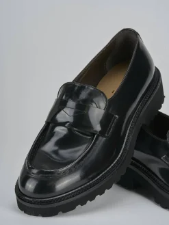 New Mocassini tacco 2cm pelle Donna Mocassini