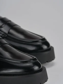 Discount Mocassini tacco 2cm pelle Donna Mocassini