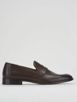 Outlet Mocassini tacco 1cm pelle testa Uomo Mocassini