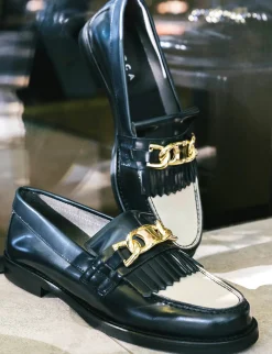 New Mocassini tacco 1cm pelle Donna Mocassini