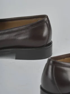 New Mocassini tacco 2cm pelle testa Donna Mocassini