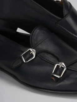 Clearance Mocassini tacco 1cm pelle Uomo Mocassini