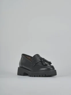 Discount Mocassini tacco 2cm pelle Donna Mocassini