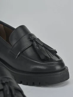 Discount Mocassini tacco 2cm pelle Donna Mocassini