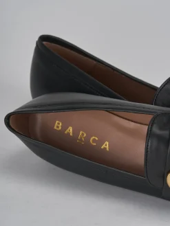 Hot Mocassini tacco 1cm pelle Donna Mocassini