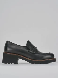 Discount Mocassini tacco 5cm pelle Donna Mocassini