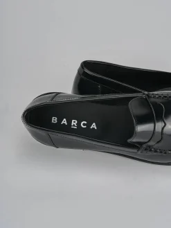 Hot Mocassini tacco 1cm pelle Donna Mocassini