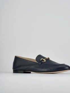 Clearance Mocassini tacco 1cm pelle Donna Mocassini