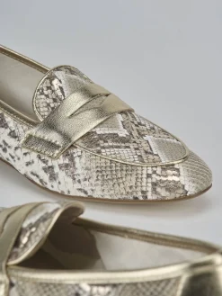 Best Mocassini tacco 1cm pitone Donna Mocassini