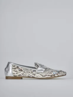 Sale Mocassini tacco 1cm pitone Donna Mocassini