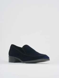 Hot Mocassini tacco 1cm velluto Donna Mocassini