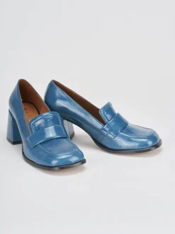 Discount Mocassini tacco 8cm vernice Donna Mocassini