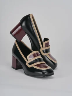 Mocassini tacco 5cm vernice Donna Mocassini