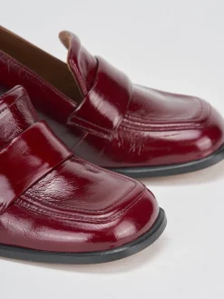 Sale Mocassini tacco 8cm vernice bordo' Donna Mocassini