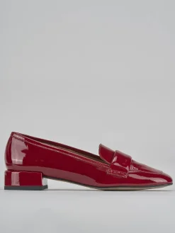 Clearance Mocassini tacco 2cm vernice bordo' Donna Mocassini