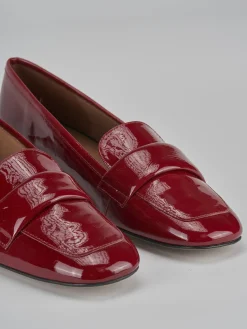 Clearance Mocassini tacco 2cm vernice bordo' Donna Mocassini