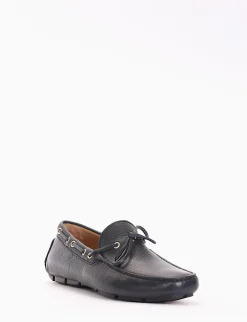 mocassino fondo gomma e soletto interno in vera pelle. Tomaia in morbidissima pelle martellata Uomo Mocassini