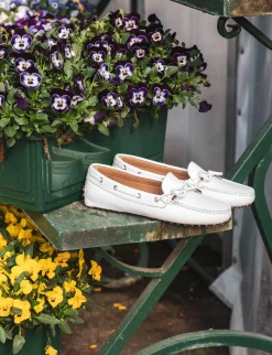 New Mocassino tacco 1 cm pelle Donna Mocassini