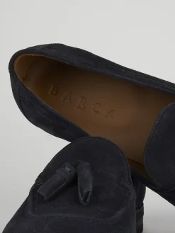 Clearance Mocassino tacco 2 cm camoscio Uomo Mocassini