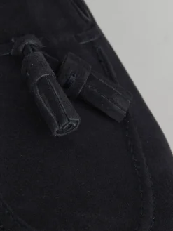 Clearance Mocassino tacco 2 cm camoscio Uomo Mocassini