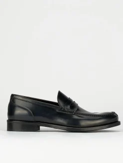 Outlet Mocassino tacco 2 cm pelle Uomo Mocassini