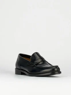 Outlet Mocassino tacco 2 cm pelle Uomo Mocassini