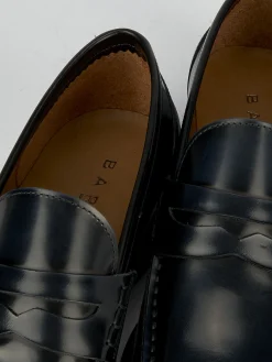 Outlet Mocassino tacco 2 cm pelle Uomo Mocassini