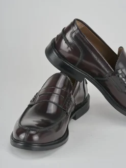 Sale Mocassino tacco 2 cm bordo' pelle Uomo Mocassini