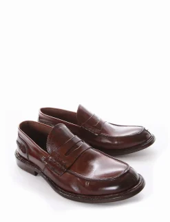 Outlet mocassino tacco 2 cm cuoio Uomo Mocassini