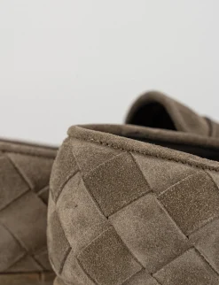 Hot Mocassino tacco 1 cm camoscio Uomo Mocassini