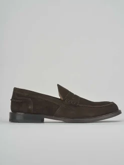 New Mocassino tacco 2 cm testa camoscio Uomo Mocassini