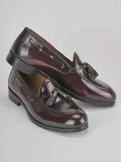 Online Mocassino tacco 1cm bordo' pelle Donna Mocassini