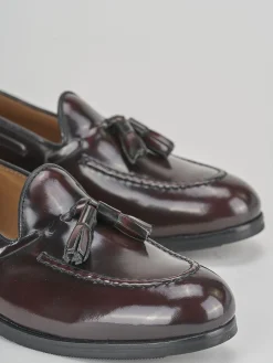 Online Mocassino tacco 1cm bordo' pelle Donna Mocassini