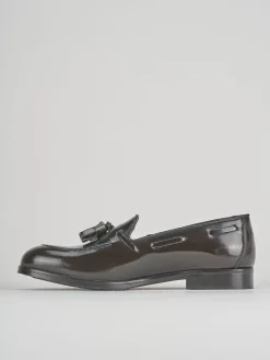 Discount Mocassino tacco 1cm testa pelle Donna Mocassini