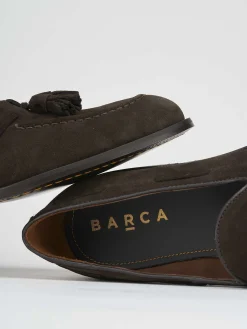 Discount Mocassino testa camoscio Uomo Mocassini