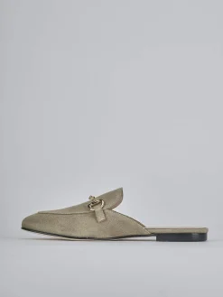 Hot Sabot tacco 1cm camoscio Donna Sabot