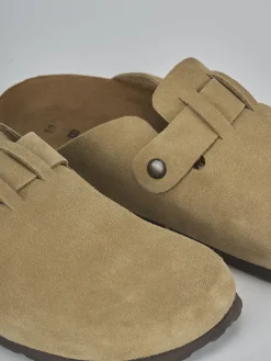 Sabot tacco 1cm camoscio Donna Sabot