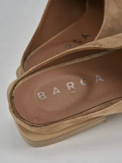 Hot Sabot tacco 1cm camoscio Donna Sabot