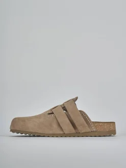 Best Sabot tacco 1cm camoscio Donna Sabot