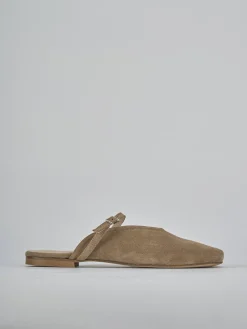 Best Sabot tacco 1cm camoscio Donna Sabot