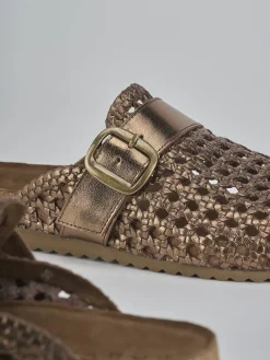 Hot Sabot tacco 1cm laminato Donna Sabot