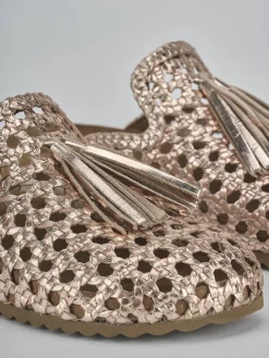 Clearance Sabot tacco 1cm laminato Donna Sabot