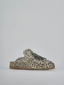 Clearance Sabot tacco 1cm laminato Donna Sabot