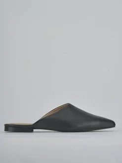 Hot Sabot tacco 1cm pelle Donna Sabot