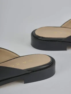 Online Sabot tacco 2cm pelle Donna Sabot