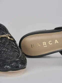 Outlet Sabot tacco 1cm pelle Donna Sabot