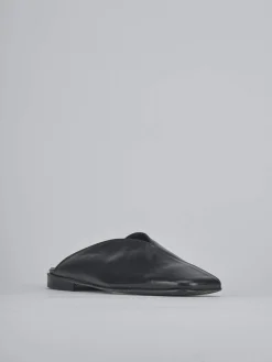 Discount Sabot tacco 1cm pelle Donna Sabot