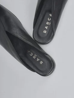 Discount Sabot tacco 1cm pelle Donna Sabot