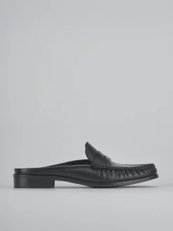 Sabot tacco 1cm pelle Donna Sabot