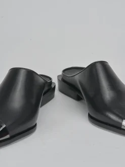 Sabot tacco 1cm pelle Donna Sabot